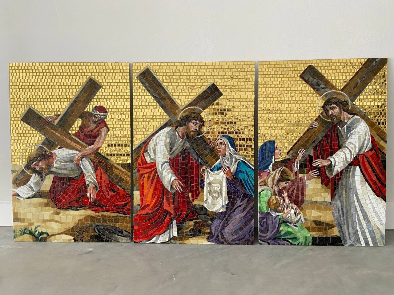 Mozaika – Droga Krzyżowa tryptyk