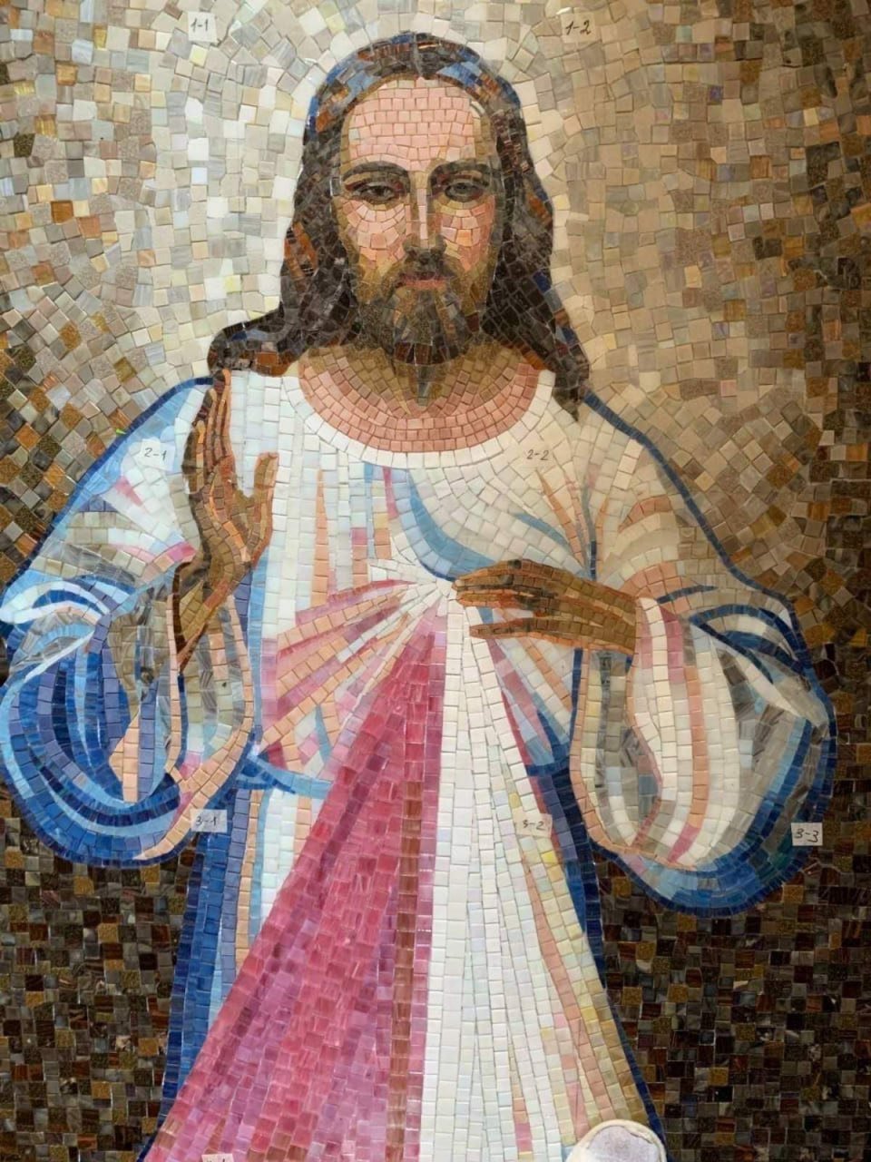 Mozaika – Jezus Miłosierny